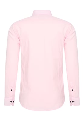 Rusty Neal Overhemd Slim Fit Rosa