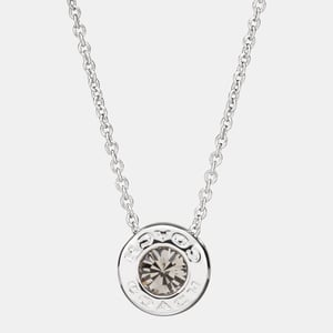 Open Circle Stone Necklace