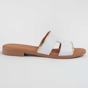 Purapiel Sandal Hacca White