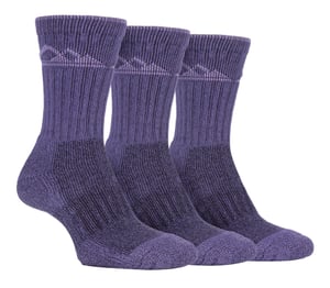 Storm Bloc - 3 Pairs Ladies Heavy Cushion Cotton Socks