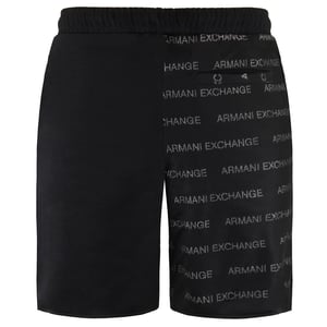 Armani Exchange Mens Black/Grey Shorts