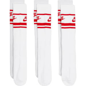 Nike DX5089 Unisex Dri-FIT Sportswear Everyday Essential Crew Socks (6 Pair) White