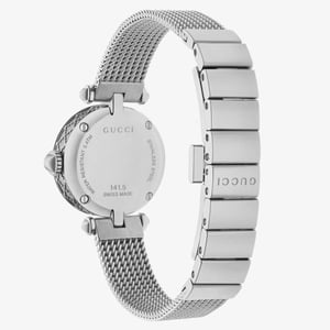 Gucci YA141512 Pärlemor Diamant Dot Dial Damklocka