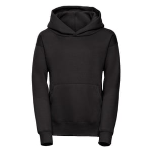 Russell Hoodie för barn/barn (Svart)