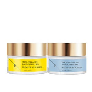SPF 30 Hyaluronsyra dagkräm 50ml + SPF 50 Kollagen dagkräm 50ml