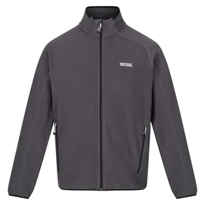 Regatta Mens Hadfield Fleecejacka med full dragkedja (Seal Grey)