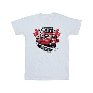Disney Heren Cars Bliksem McQueen Collage T-shirt (Wit)
