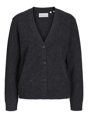 Gebreid vest - Donkergrijs