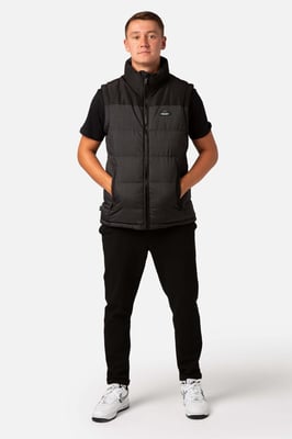 Trapper Mens Insulated Gilet Black
