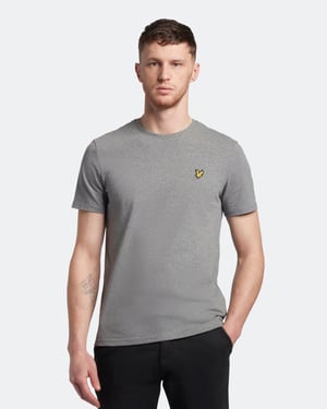 Lyle & Scott effen T-shirt in grijs