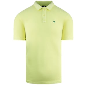 Scotch & Soda Korte Mouw Katoen Heren Geel Poloshirt 142734 0244