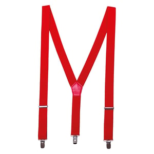 Premier Clip-On Trouser Braces (Red)