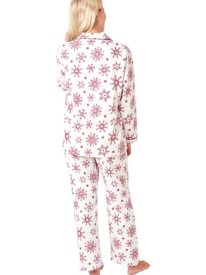 Penguin Print Brushed Cotton Pyjama Set