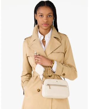 Emma Pebbled Leather Small Camera Bag