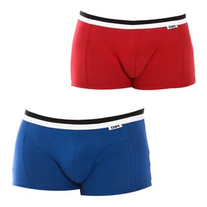 Pack-2 Boxershorts Unno Basic andningsbart tyg D05H2 herr