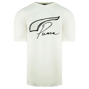 Puma x Rhugi Short Sleeve Crew Neck White Mens T-Shirt 589066 02