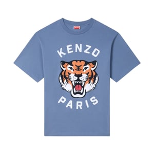 Kenzo Blue 'Lucky Tiger' Oversized T-Shirt