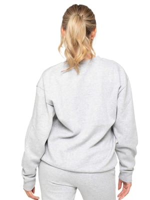 Enzo Womens Oversized Sweatshirt - Grey