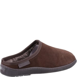 Hush Puppies Mens Ashton Suede Slippers (Brown)