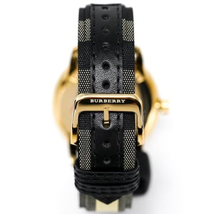 Burberry BU10001 The Classic Horseferry Gold Case Men's Watch