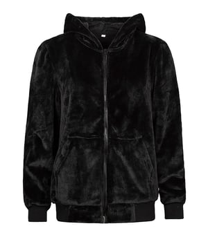 Heat Holders - Ladies Soul Warming Lounge Hoodie i mjuk fleece - Svart