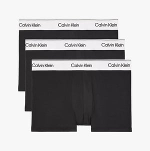 Calvin Klein MODERN COTTON STRETCH Heren 3-Pack Boxers Zwart