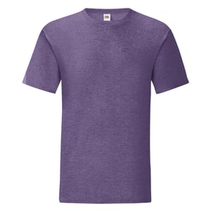 Fruit of the Loom Iconisch T-shirt voor heren (set van 5) (Heide Paars)