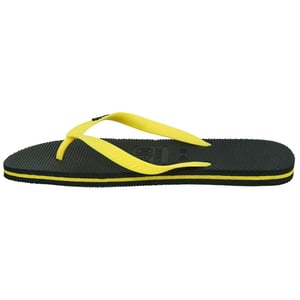 Philipp Plein Brand Logo Zwart Geel Teenslippers