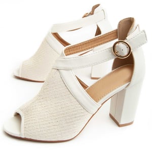Montevita Heel Sandal Avara In White
