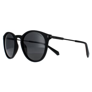 Polaroid Round Unisex Matte Black Green Polarized PLD 2062/S