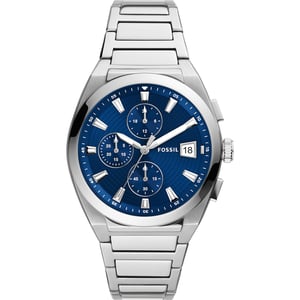 Fossil Everett Chronograph herenhorloge Zilverkleurig FS5795