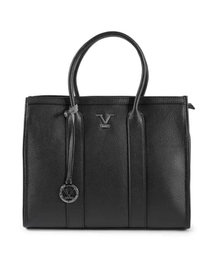V Italia Womens Handbag CA1030 Dollaro Nero
