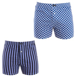 Pack-2 Essential Boxershorts med resår A0100 herr