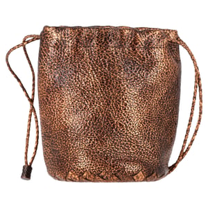 Bottega Veneta Trekkoord Tas in Bronzen Cervo Leder