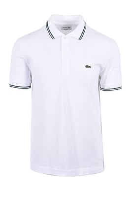 Lacoste Tipped Polo White