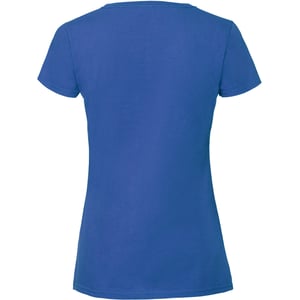 Fruit Of The Loom Vrouwen / Dames Ringgesponnen Premium T-Shirt (Colbalt)