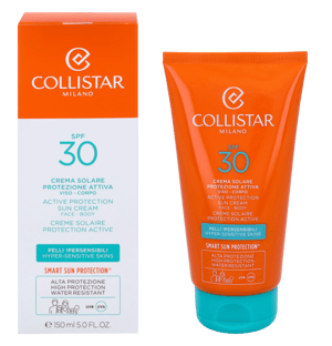 Collistar Sun Tan Active Protection Tanning Cream for Sensitive Skin SPF30