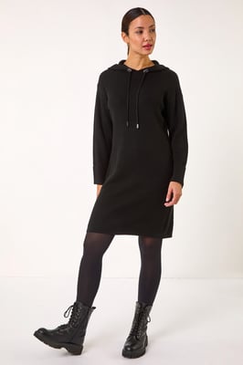 Hooded Knit Dress