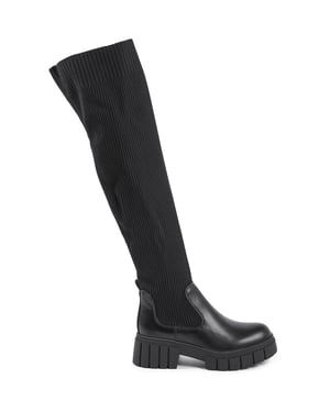 19V69 Italia Womens High Boot Black