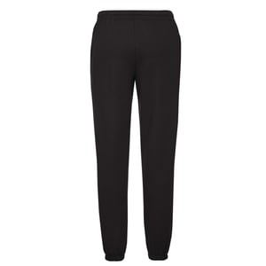 Fruit of the Loom Joggingbyxor med elastisk mudd för herrar Classic (Svart)