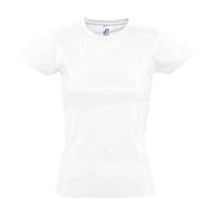 SOLS Dames/Dames Imperial T-shirt (Wit)