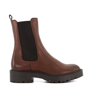 Dune Ladies Picture - Leather Cleated Biker Boots