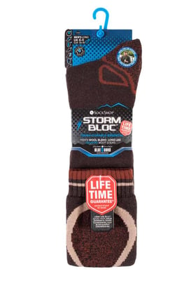 Mens Extra Long Knee High Wool Blend Thermal Boot Socks for Wellies