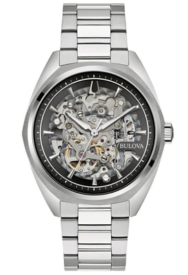 Bulova Surveyor Heren Zilver Watch 96A293