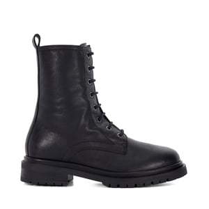 Dune Ladies Prestonne - Leather Cleated Sole Biker Boots
