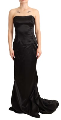 Dolce & Gabbana Women's Black Silk Mermaid Dress