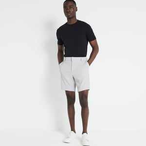 River Island Mens Plisse Shorts Grey Regular Fit