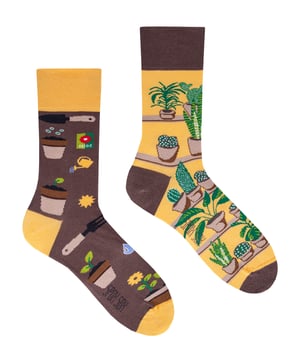 SPOX SOX - Mens & Ladies Mismatched Novelty Odd Socks - Gardening