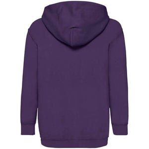 Fruit of the Loom Childrens/Kids Classic Hooded Sweatshirt (Purple)