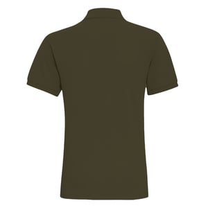 Asquith & Fox Mens Plain Short Sleeve Polo Shirt (Olive)